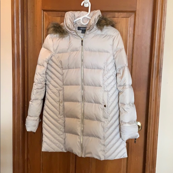 Kenneth Cole Jackets & Blazers - Tan puff jacket